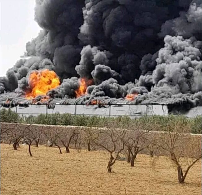 incendie sfax usine de plastique